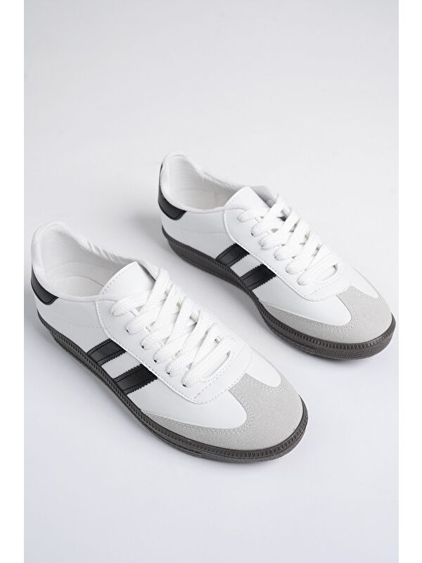 GORDON Unisex Ortopedik Günlük Bağcıklı Yürüyüş Koşu Sneaker Spor Ayakkabı - Görsel 4