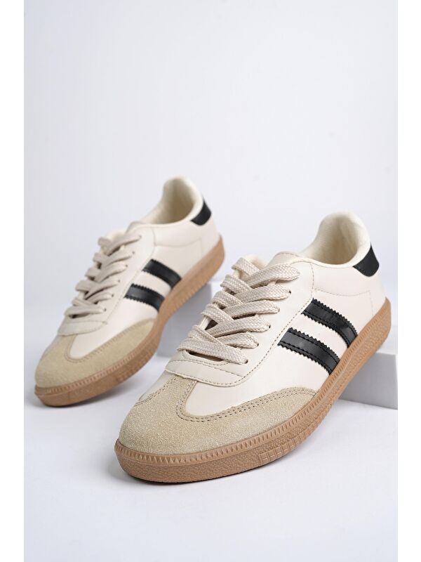 GORDON Unisex Ortopedik Günlük Bağcıklı Yürüyüş Koşu Sneaker Spor Ayakkabı - Görsel 3