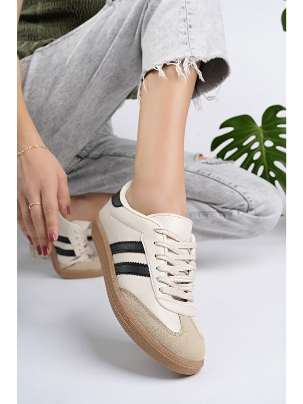 GORDON Unisex Ortopedik Günlük Bağcıklı Yürüyüş Koşu Sneaker Spor Ayakkabı - Görsel 6