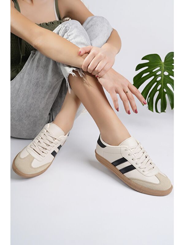 GORDON Unisex Ortopedik Günlük Bağcıklı Yürüyüş Koşu Sneaker Spor Ayakkabı - Görsel 7