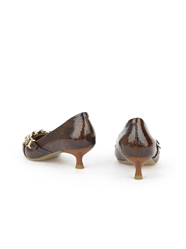 Kadın Hakiki Deri Ayakkabı 1531050Z26104802K Acı Kahve - Görsel 4