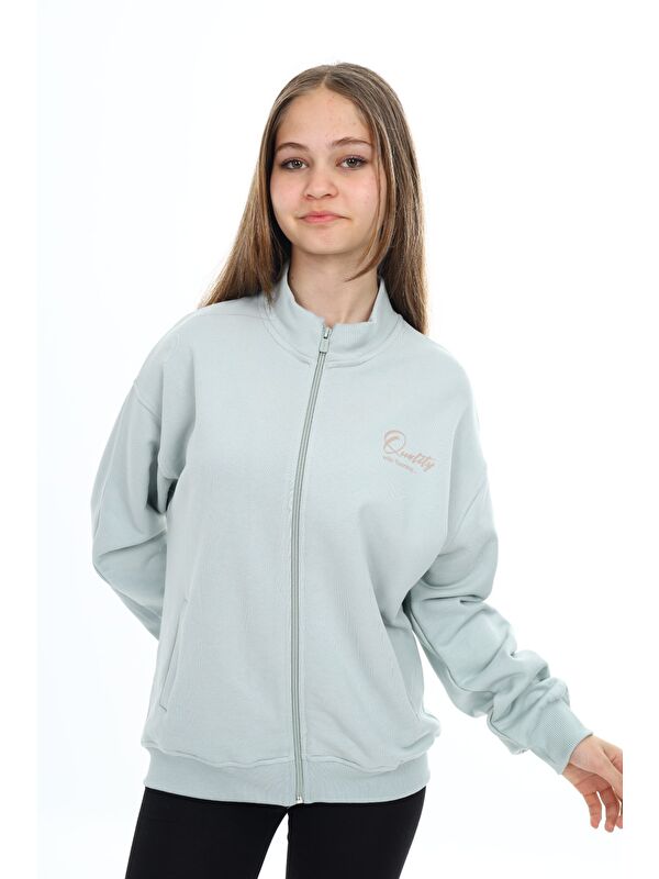Toontoykids Kız Çocuk Baskılı Hırka