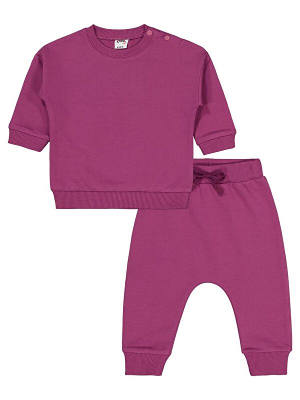 Civil Baby Basic 6-18 Ay Takım - Lila 6-9 Ay