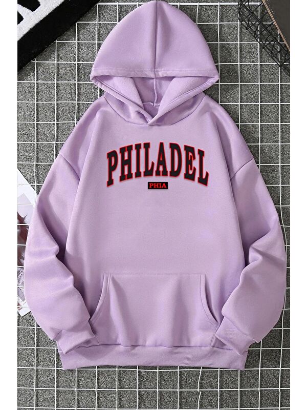 uyguntarz Unisex Philadelphia Baskılı Sweatshirt