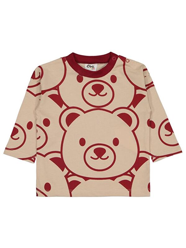 Civil Baby Ayıcıklar Baskılı 6-18 Ay Sweatshirt