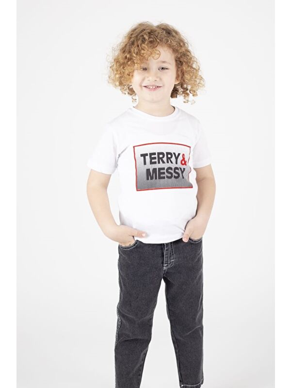 Mnk Baby & Kids Jean Erkek Çocuk Ceket, Pantolon Ve Tişörtlü Takım M00694