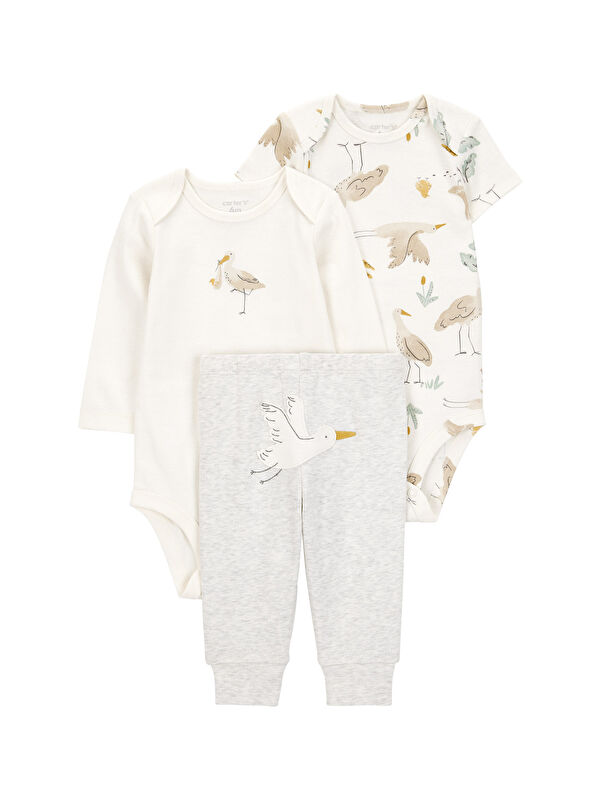Carter's Bebek Ekru 3Lü Set
