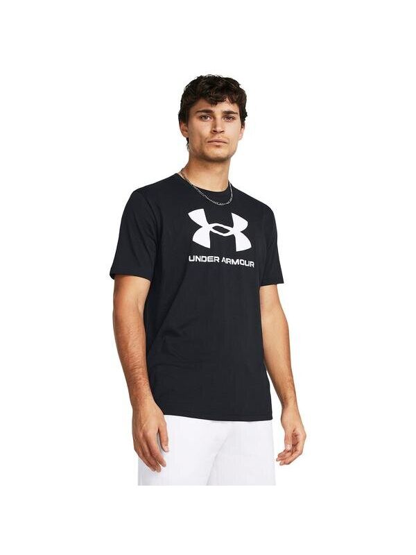 Under Armour Sportstyle Logo Update Erkek Siyah Tişört