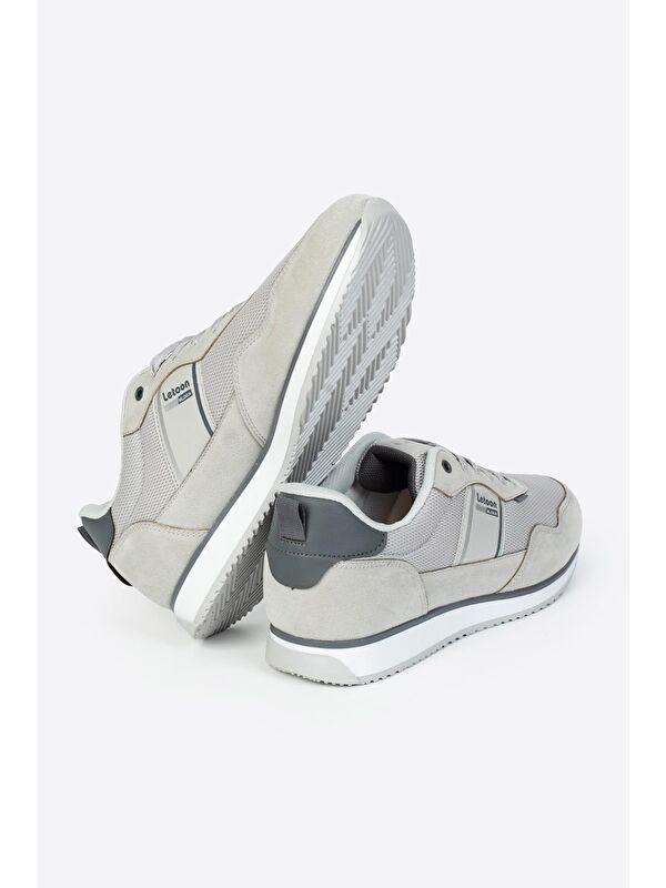 Yuvarlak Burunlu Bağcıklı Erkek Spor Ayakkabı - Görsel 5