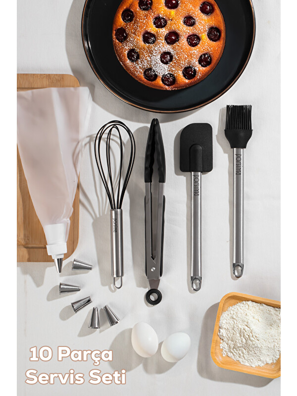 Porsima 3162 10 Parça Pasta ve Tatlı Servis Seti