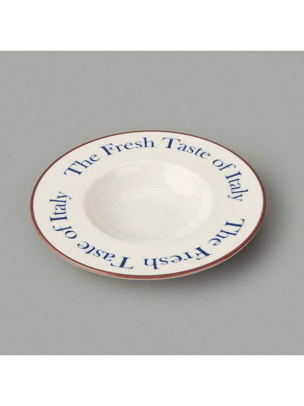 Evidea Kitchen The Fresh Taste Porselen Makarna Tabağı - Renkli - 26 cm