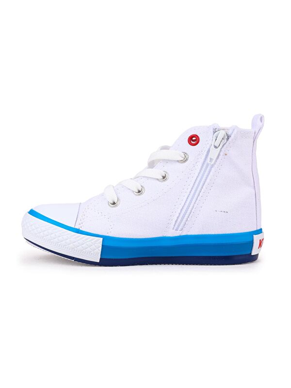 Tinna Bağcıklı Erkek Çocuk Boğazlı Keten Spor Ayakkabı - Görsel 5