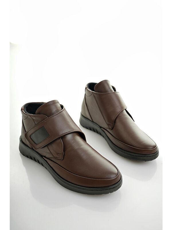 MEDİCALLY Ortopedik Taban Topuk Dikeni Hakiki Deri Kadın Bot - Görsel 4