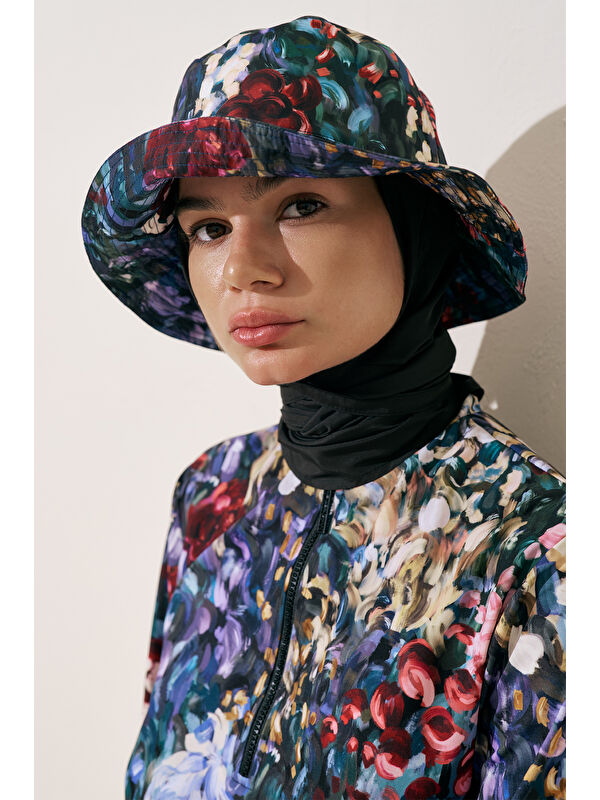 Manuka Eşarp Detaylı Bucket Şapka Color Palette