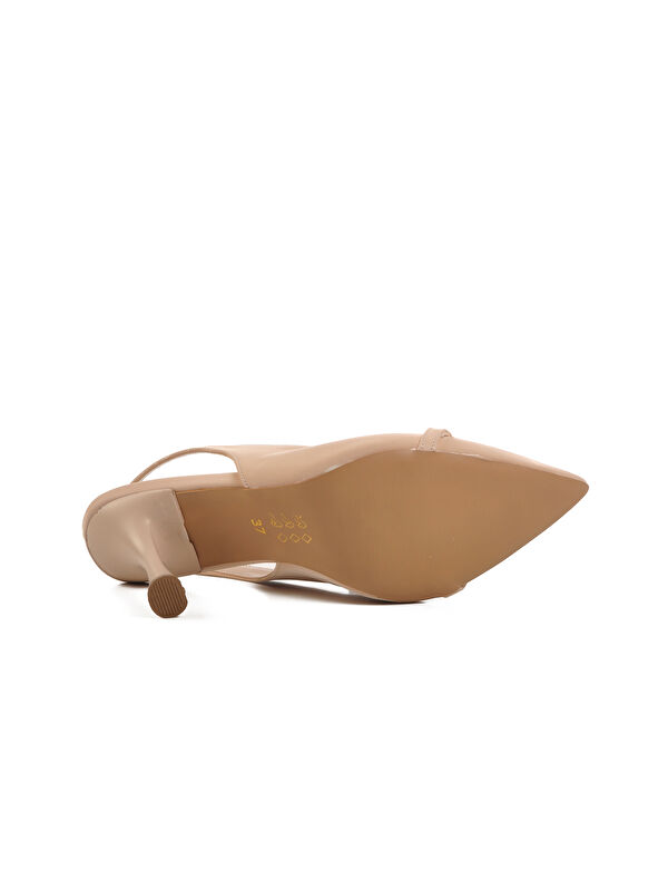 Nude İnce Topuklu Kadın Abiye Ayakkabı 671124 Z - Görsel 6