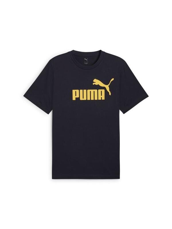 Puma Essentials No 1 Logo Erkek Lacivert Yuvarlak Yaka Tişört