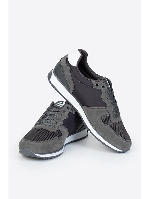 Yuvarlak Burunlu Bağcıklı Erkek Spor Ayakkabı - Görsel 5