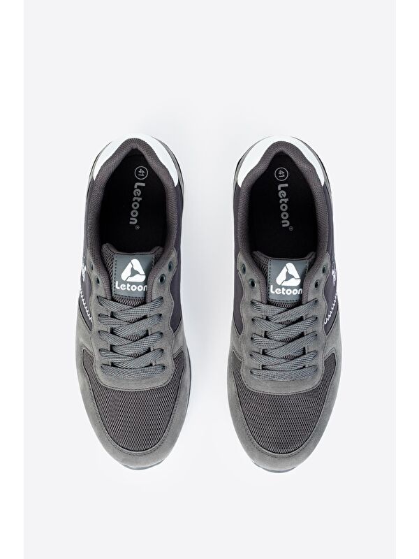 Yuvarlak Burunlu Bağcıklı Erkek Spor Ayakkabı - Görsel 6