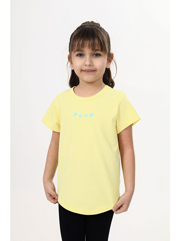 Toontoykids Kız Çocuk Baskılı Tişört