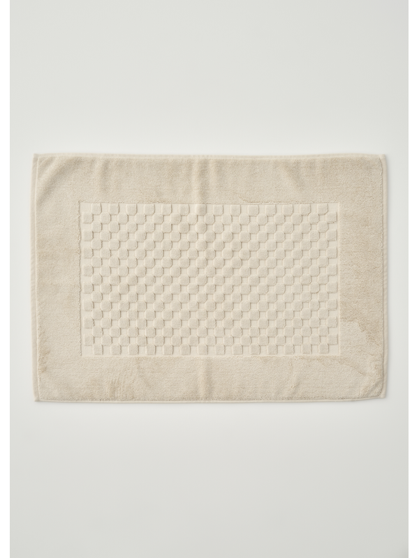 Bella Maison Lumi Jakarlı Ayak Havlusu Ekru (50x70 cm)