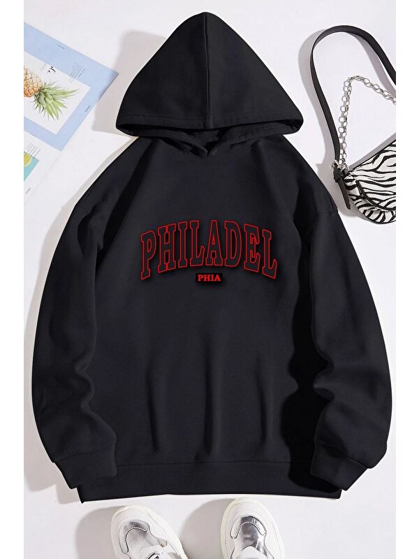 uyguntarz Unisex Philadelphia Baskılı Sweatshirt