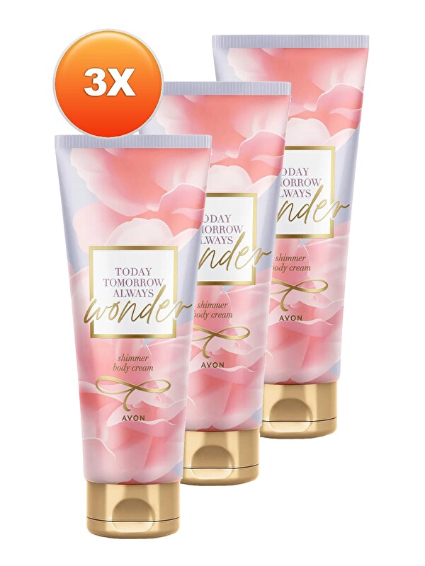 AVON TTA Wonder Body Lotion 125 Ml. Üçlü Set