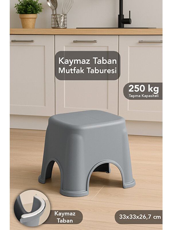 Meleni Home Kaymaz Banyo Taburesi