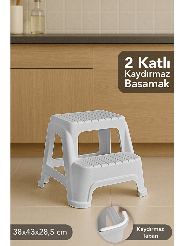 Meleni Home 2 Basamaklı Merdiven Tabure