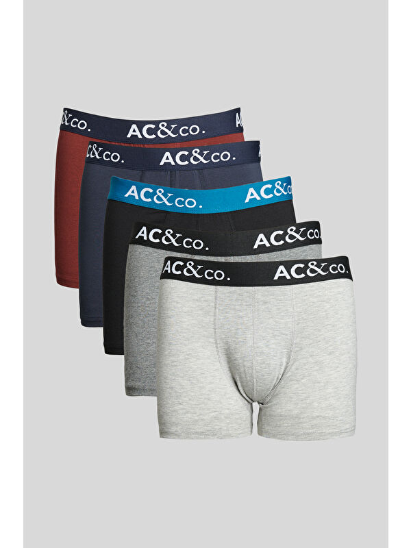 AC&Co / Altınyıldız Classics Erkek Karışık 5'li Boxer Paketi