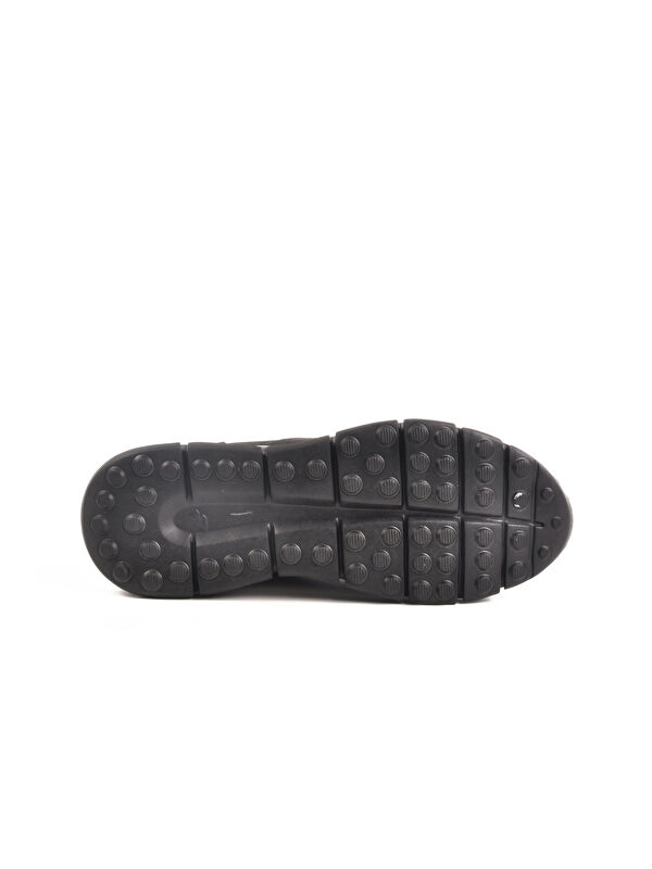 Siyah Nubuk Hakiki Deri Casual Ayakkabı 2519 M - Görsel 6