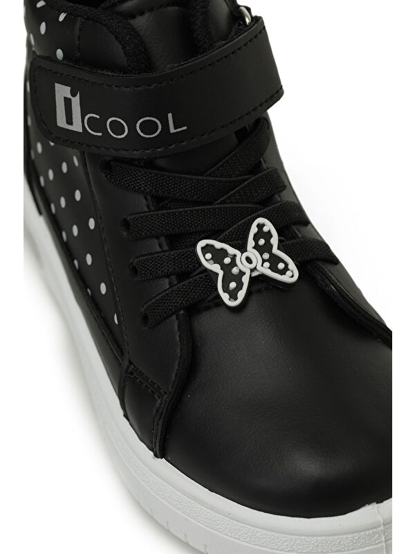 GANNI DOT P 4PR Siyah Kız Çocuk High Sneaker - Görsel 8