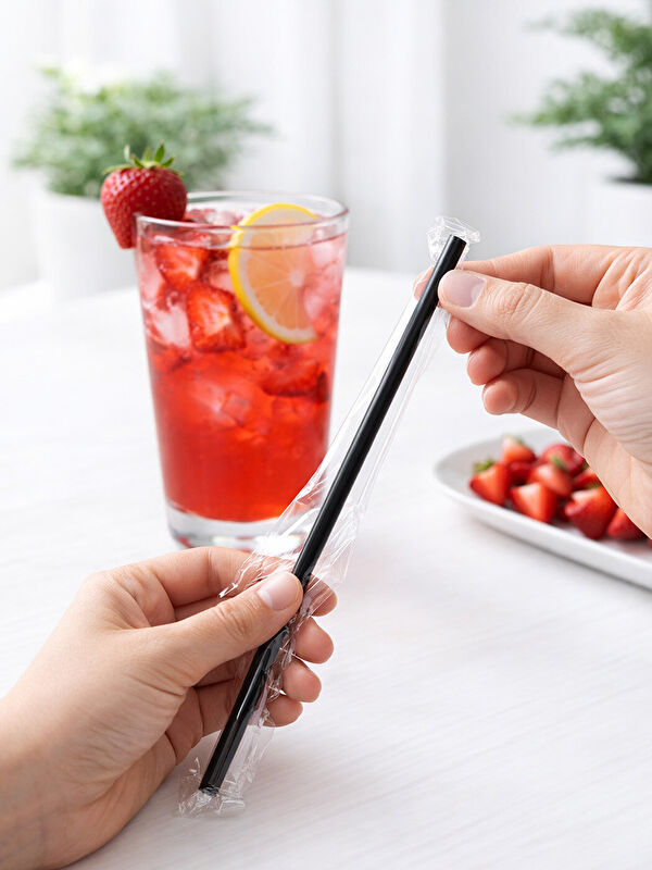 Parti Adresi Jelatinli Frozen Pipet Ambalajlı 100'Lü Siyah