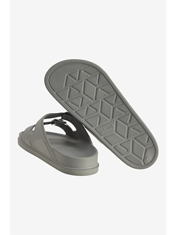 Erkek Gri Desensiz Terlik - Görsel 5