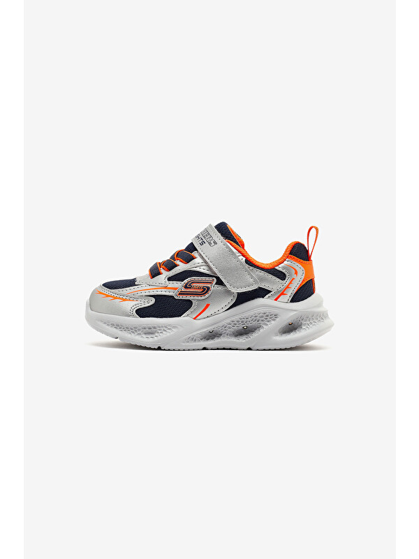 Skechers Meteor-Lıghts Gümüş Erkek Bebek Ayakkabı