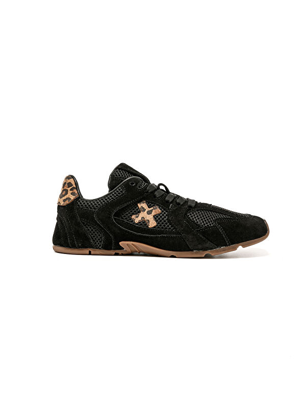 John May Kadın Sneaker ( Günlük) RC-25Y-187-MIU1912 Siyah Süet