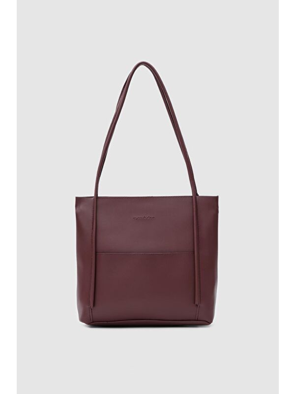 Shulebags Maximors Omuz Çantası Bordo