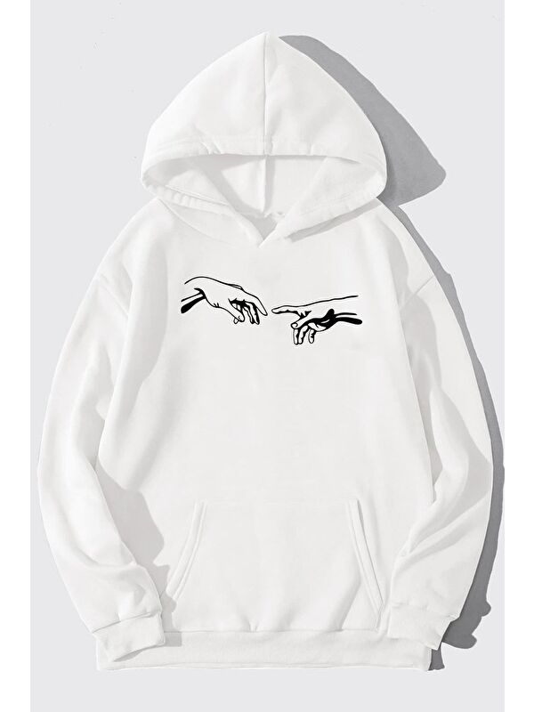 uyguntarz Unisex Michelangelo Baskılı Sweatshirt