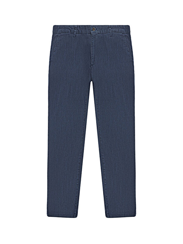 Kiğılı Relax Fit Rahat Kesim Denim Look Jean Pantolon