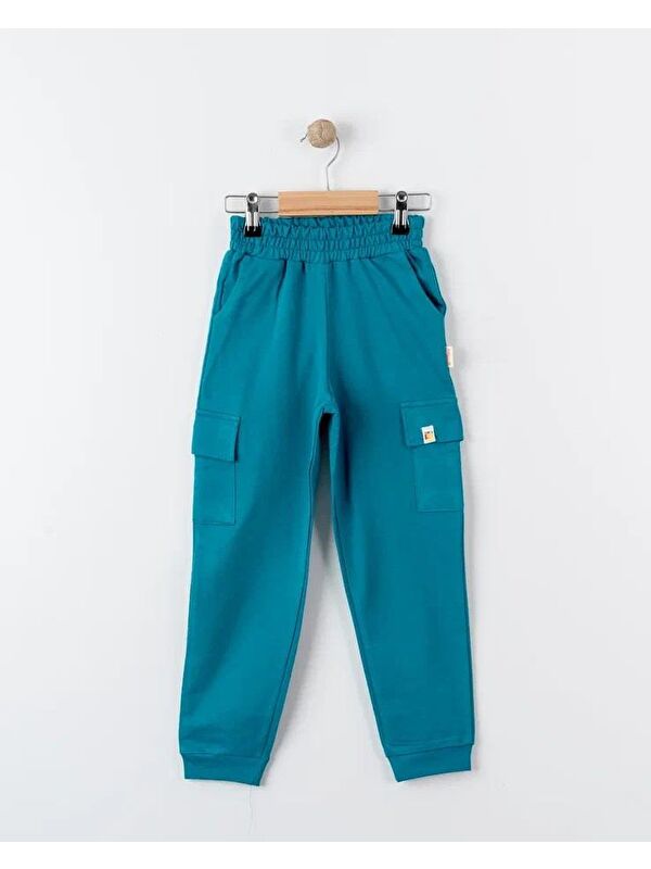 Tiffany Unisex %100 Pamuk Oversize Kargo Cepli Pantolon