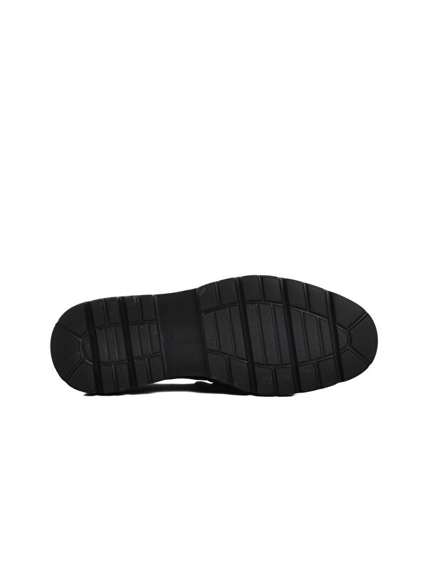 Siyah Hakiki Deri Erkek Casual Ayakkabı 020 M - Görsel 6