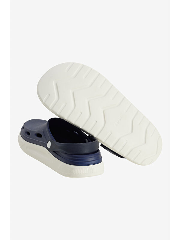 Erkek Lacivert Rahat Taban Günlük/Plaj Terliği - Görsel 5