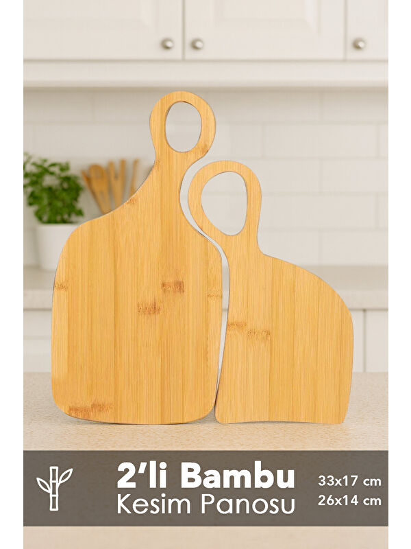 Meleni Home 2'li Bambu Kesme Tahtası