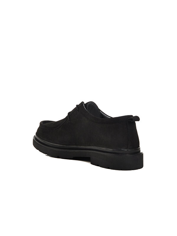 Ayakmod Siyah Ayakmod Nubuk Hakiki Deri Erkek Casual Ayakkabı 1005 M