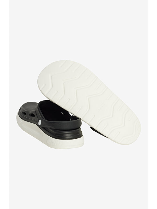 Erkek Siyah Rahat Taban Günlük/Plaj Terliği - Görsel 5