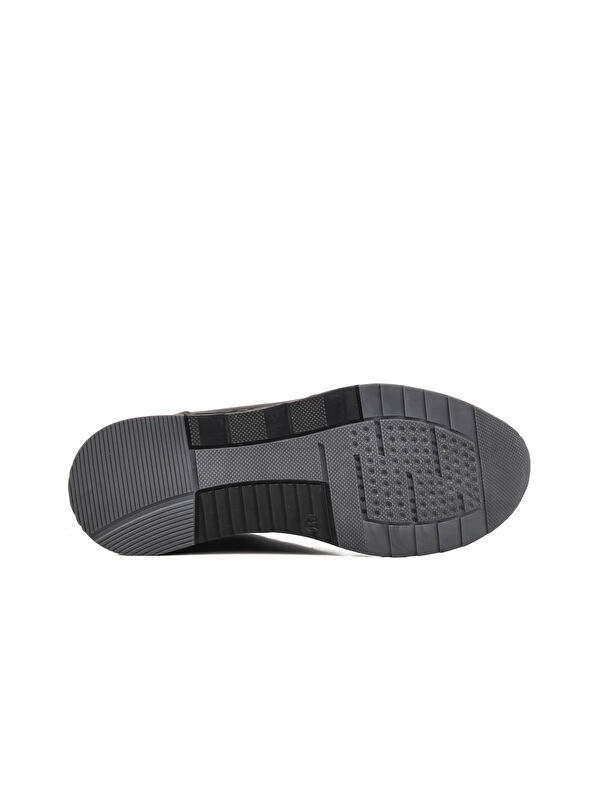 Siyah Hakiki Deri Anatomik Kadın Casual Ayakkabı AY385 Z - Görsel 6