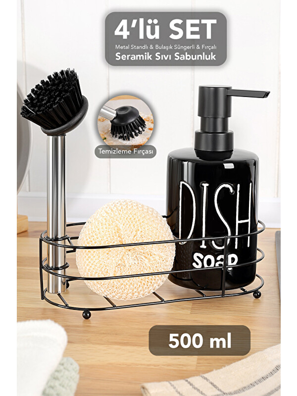 Meleni Home Süngerlik Bölmeli Sıvı Sabunluk