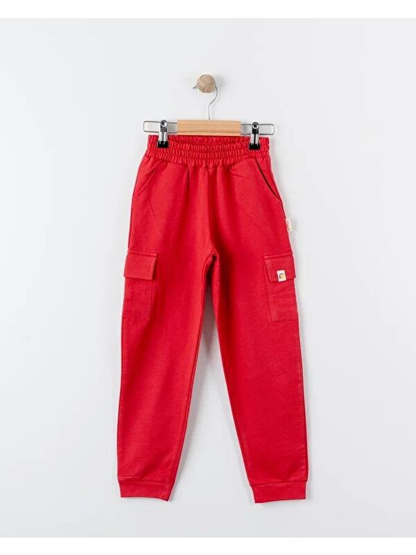 Tiffany Unisex %100 Pamuk Oversize Kargo Cepli Pantolon