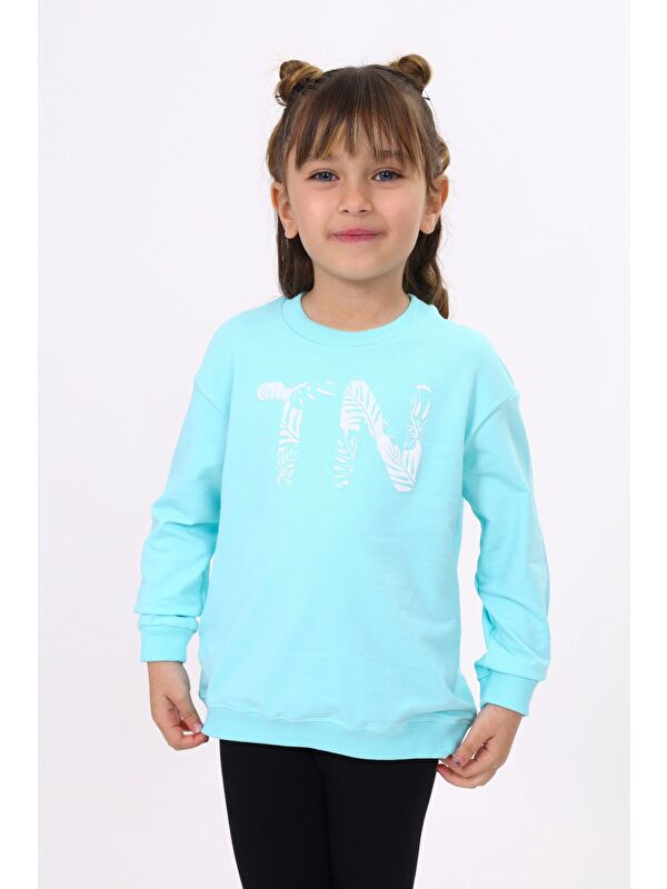 Toontoykids Kız Çocuk Baskılı Sweatshirt