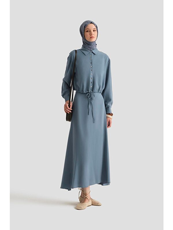 ARMİNE Lyocell Ceket 25Yd4226-1 İndigo