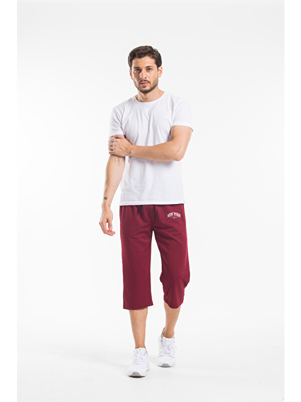 Süperlife Erkek New York Baskılı Uzun Şort SPR25SR081